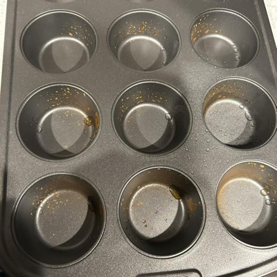 12ct Nonstick Aluminized Steel Muffin Pan - Figmint™ : Target