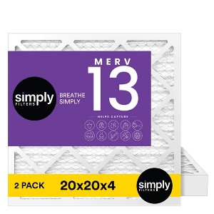 Simply Air Filter, MERV 08, MERV 11, MERV 13, 2 Pack, Furnace Air Filter for HVAC - 1 of 1