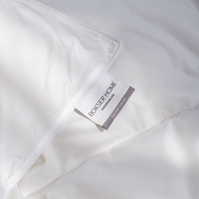 Extra Warm Luxury White Duck Down Duvet Comforter Insert | BOKSER HOME, 4 of 11