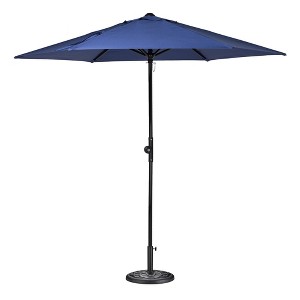 Yescom 7.5ft Outdoor Patio Umbrella with Base Included Heavy Duty Weighted Stand Holder with Scale Tilt Sunshade Garden Parasol for Yard Deck Market - 1 of 4