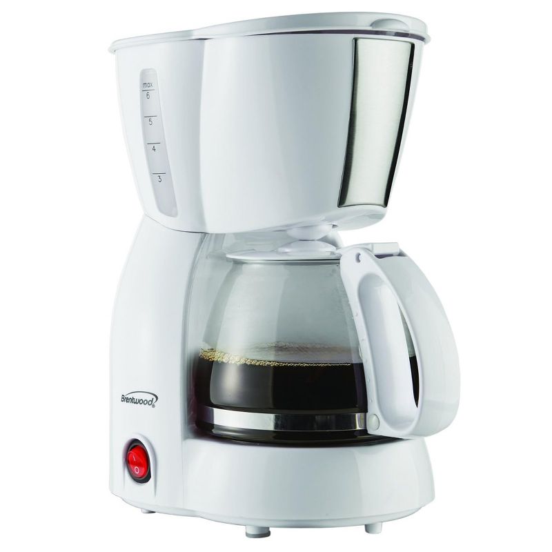 Brentwood 4 Cup Coffee Maker in White, 2 of 6