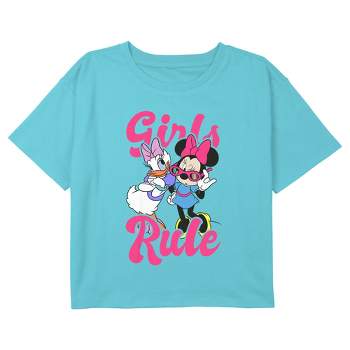 Girl's Mickey & Friends Retro Daisy and Minnie Girls Rule T-Shirt