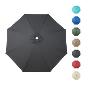 10 ft patio umbrella cover Replacement Canopy, 10x10ft Cantilever Offset Square Patio Umbrella Cover, Double Umbrella Replacement Top, Hanging Umbrella for Market Garden Deck Pool Backyard Patio(Dark green) : Clothing, Shoes & Jewelry Choose 8x10 rectangle or 10 round in solid and stripe options Aoodor Patio Umbrella Replacement Canopy