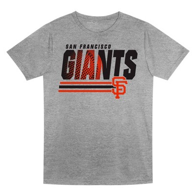 MLB San Francisco Giants Boys' Gray Poly T-Shirt