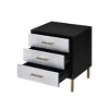NicBex Nightstand with Drawers,Side Table with Wood Tapered Legs and Finish,Modern Bedside Table for Bedroom,Living Room - 4 of 4