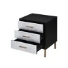 NicBex Nightstand with Drawers,Side Table with Wood Tapered Legs and Finish,Modern Bedside Table for Bedroom,Living Room - image 4 of 4