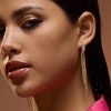 SOHI Women's Crystal Silver The Aurélie Drop Earrings - 3 of 4