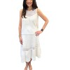 Women's Gauze and Crochet Top - red haute - 3 of 3