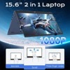 15.6in Laptop 2-in-1 Touchscreen, 16GB DDR4 1TB SSD Windows 11 Laptops Computer with Intel i3-1215U (6-Core 8-Thread), 360° Flip, FHD IPS - 2 of 4