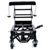 300 Lbs hydraulic motorcycle scissor jack with 4 wheels, foot pedal heavy-duty jack bracket, off-road bicycle, portable lifting platform - 3 of 4