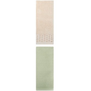 REGALWOVEN Cotton Soft Absorbent Hand Towel for Bathroom Kitchen Hotel Spa 14" x 30"/13" x 30" 2 Pcs - 1 of 4