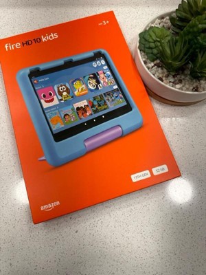 All-new  Fire 10 Kids tablet- 2023, ages 3-7 | Bright 10.1 HD screen  with ad-free content and parental controls included, 13-hr battery, 32 GB