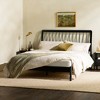 Queen Size Wood Platform Bed with Headboard for Bedroom - 3 of 4