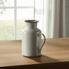 HomeRoots 8" Gray and Black Metal Jug Vase - 2 of 4