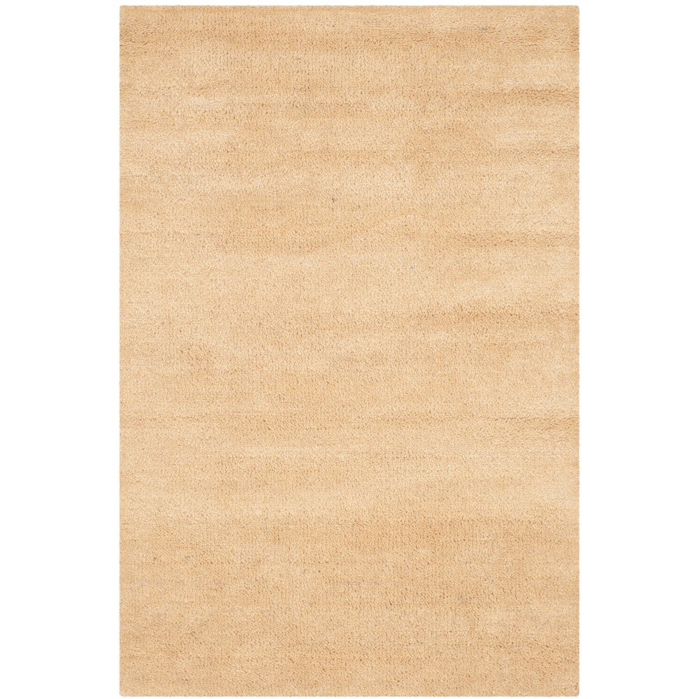  Solid Tufted Accent Rug Beige