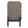 Merritt Dresser and Mirror Oak - Modway: Mid-Century Modern Set with 6 Drawers & Wood Grain Veneer - 4 of 4