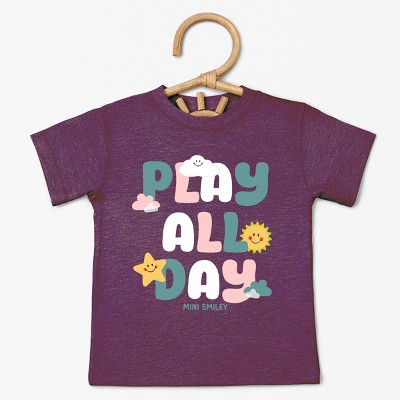 The Juniper Shop Mini Smiley Play All Day Toddler Short Sleeve Tee