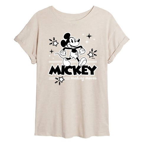 Women's - Disney - Mickey Mouse Oversized Graphic T-Shirt - image 1 of 4