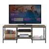 VECELO Industrial TV Stand, Entertainment Center Metal Frame, 70 Inch - 2 of 4