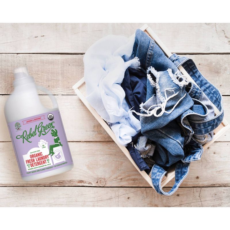 Rebel Green Lavender &#38; Grapefruit Laundry Detergent - 64oz/2ct, 3 of 4