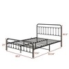 CAVINAS Heavy-Duty Metal Platform Bed Frame with High Headboard, Noise-Free Twin Size Bed Frame with Under-Bed Storage (No Box Spring Needed) - 4 of 4