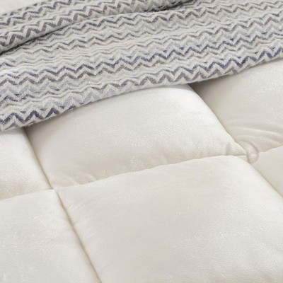Twin XL White Down Alternative Featherbed Mattress Topper