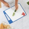 JoyJolt Cutting Board Set-Cutting Boards for Kitchen-Non Slip Large & Small Chopping Boards; Meat Cutting Board with Juice Groove - 3 of 4