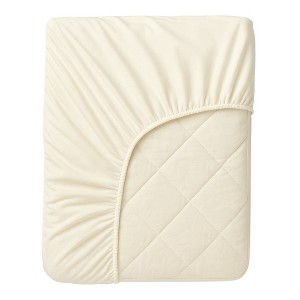 100% Organic Cotton Toddler Mattress pad Protector 28" x 52" x 8" - GOTS® and OEKO-TEX® Certified - 1 of 4