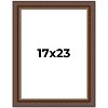 PosterPalooza | Traditional Brown Picture Frame - UV Acrylic, Foam Board Backing, Hanging Hardware - 2 of 4