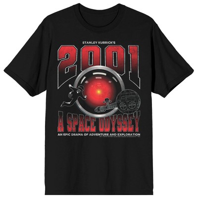 2001 A Space Odyssey Bootleg With Hal Crew Neck Short Sleeve