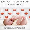 Sweet Jojo Designs + BreathableBaby Boy Breathable Mesh Crib Liner Pad Football Brown and White - 3 of 4