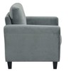 Kumasinova Modern 3/2/1-Seater Cloud Couch,Sleeper Sofa with Velvet Upholstery,Perfect Couchs for Living Room,Bedroom,Office,Living Room Furniture - 4 of 4