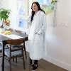 Catalonia Woman Ankle Length Blanket Hoodie Oversized Sweatshirt, Extra Long Fleece Soft Cozy Wearable Blanket Pullover, Cozy Gift Idea for Woman Wife - 2 of 4