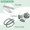 Unique Bargains Stainless Steel Garden Comfortable Grip Pruning Shears - 2 of 4
