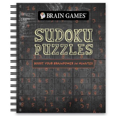 Brain Games - Sudoku (Chalkboard #2), 2 - by  Publications International Ltd & Brain Games (Spiral Bound)