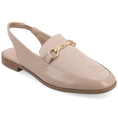 Taupe flats outlet shoes