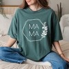 Simply Sage Market Women's Mama Floral Hexagon Short Sleeve Garment Dyed Tee - 2 of 4