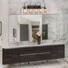 LLHZSY Modern Wall Light Sconce Dimmable Rectangular Wall Light Bathroom Crystal Vanity Light - Gold/Black - 1/2/3/4/5 Light - 3 of 4