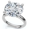 Pompeii3 Certified 9Ct Aurora Solitaire Diamond Engagement Ring 14k Gold or Pt Lab Created - 3 of 4