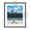 Amanti Art Eva Black Silver Thin Picture Frame - 4 of 4