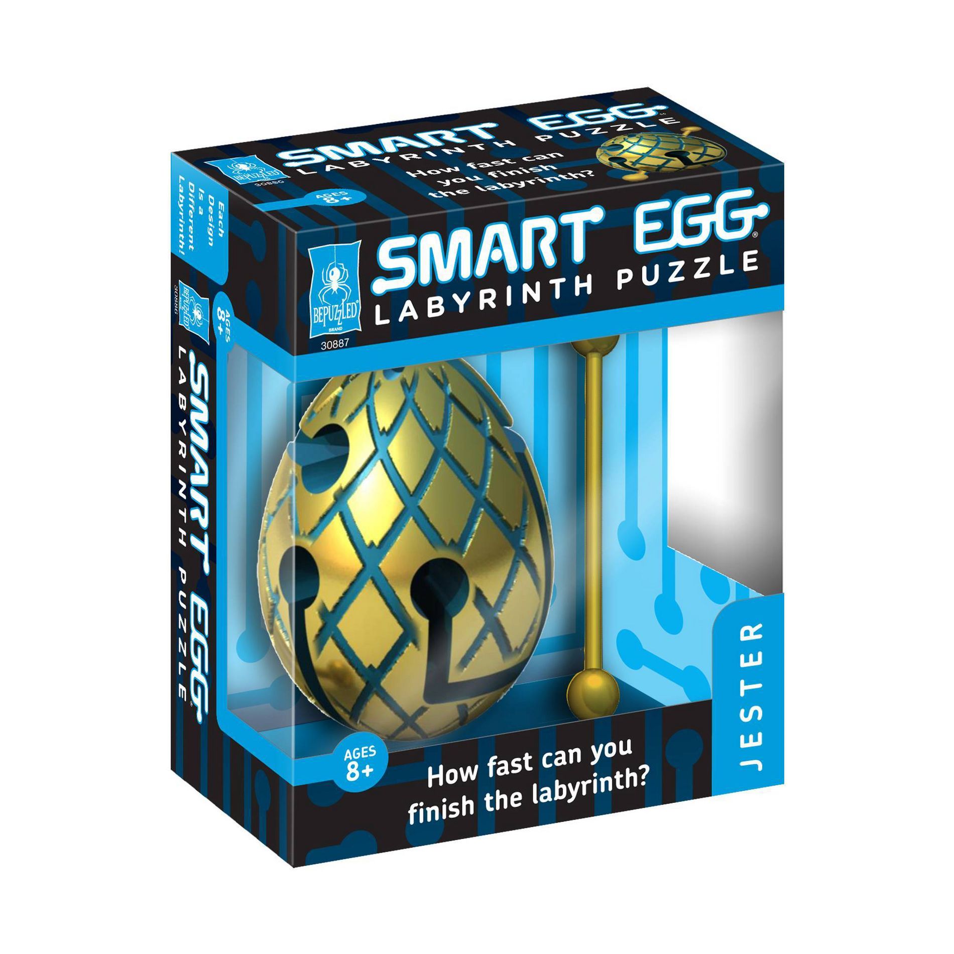 Bepuzzled Smart Egg Labyrinth Puzzle - Jester