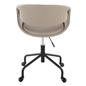 LumiSource Curvo Upholstered 4-Stars Task Chair PU - 1 of 3