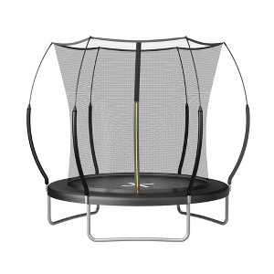 Okak 6/8/10/12/14FT UV-Protected Trampoline, Kids Trampoline with Safety Net and Metal Stand, Springfree Outdoor Trampoline for Yard, Garden - 1 of 4