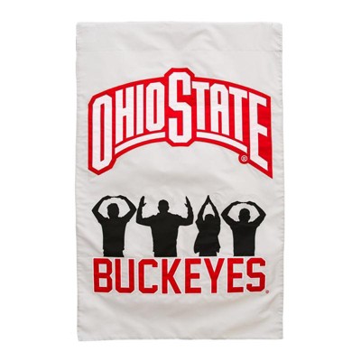 Evergreen Team Sports America Ohio State Applique House Flag, 29 x 43 inches