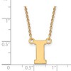 Black Bow Jewelry 14k Yellow Gold Plated Sterling Silver Iowa Hawkeyes NCAA Necklace 18 Inch - 2 of 4