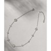 Four Leaf Clover Necklace for Women - HTUTWOO™ CZ Cubic Zirconia Chocker Necklace, Adjustable Jewelry, for Everyday Wear&occasions - 3 of 4