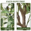 Artificial Tree in Pot with Realistic Leaves & Natural Wood Trunk 5FT/6FT/7FT/8FT - 3 of 4