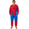 Marvel Men's Superhero Hooded Union Suit Costume Pajama - 2 of 4