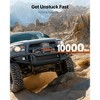 VEVOR Electric Winch, 10000 lbs Load Capacity, 12V DC Truck Winch with Φ7/20 in x 90 ft Synthetic Rope, Wireless & Wired Remote Control, Black - 3 of 4