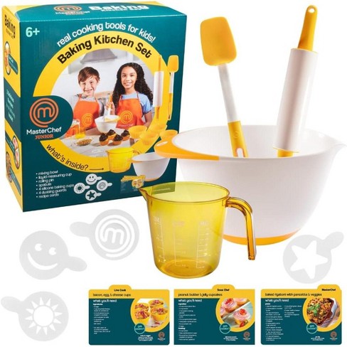 MasterChef Junior Baking Kitchen Set - 7 Pc. Kit Includes Real Cooking Tools for Kids and Recipes - Great Christmas Gift for Kids, Girls & Boys - image 1 of 4